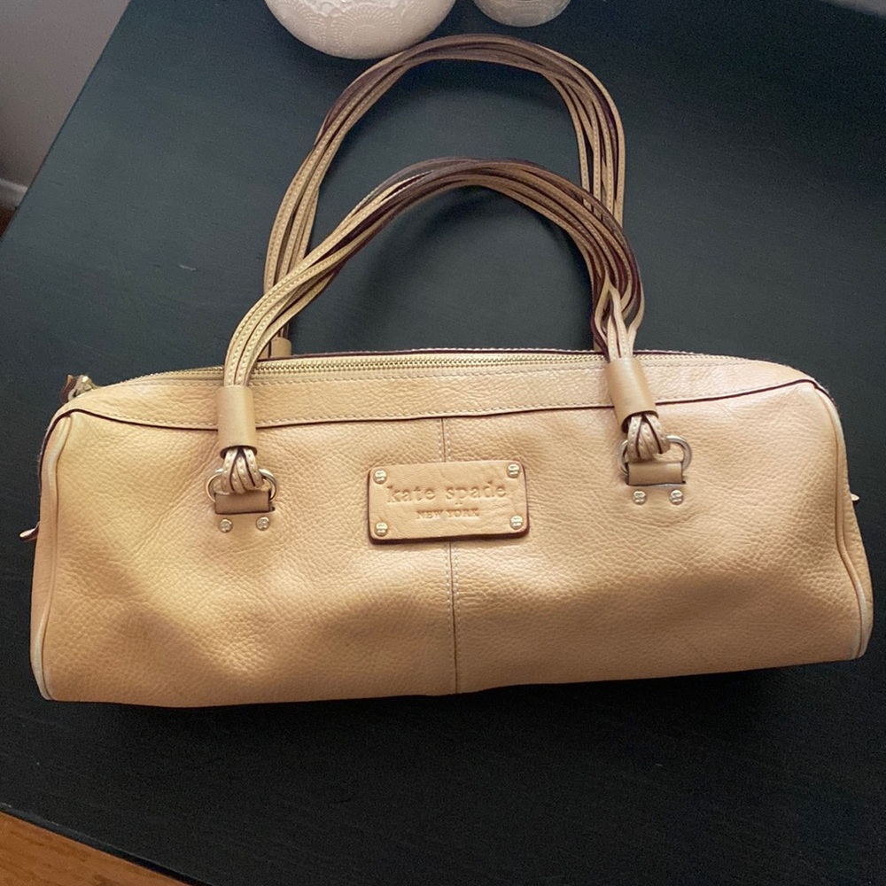 Kate Spade New York tan satchel
